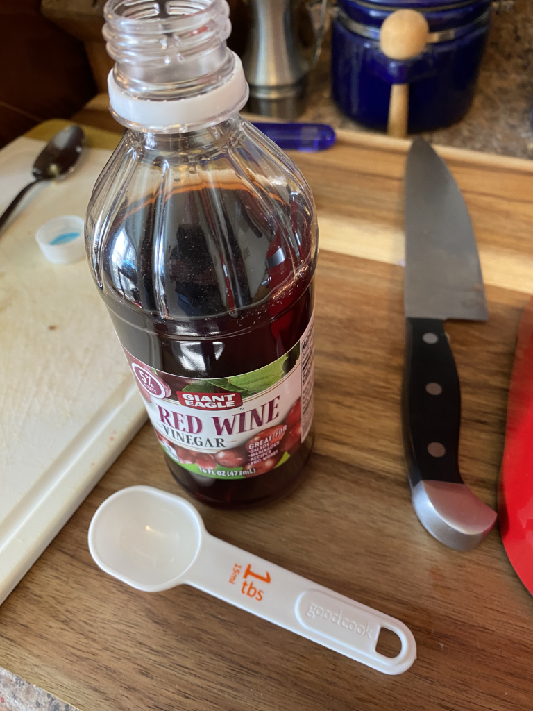 Red Wine Vinegar.